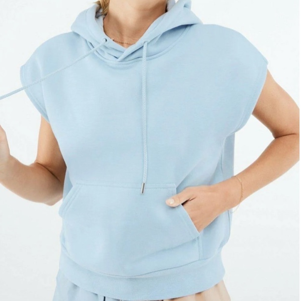 Sleeveless pullover hoodie- fabletics